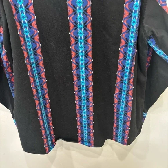 Rustler By Wrangler Vintage Pearl Snap Button Down Shirt Men’s Size XL - Picture 7 of 12